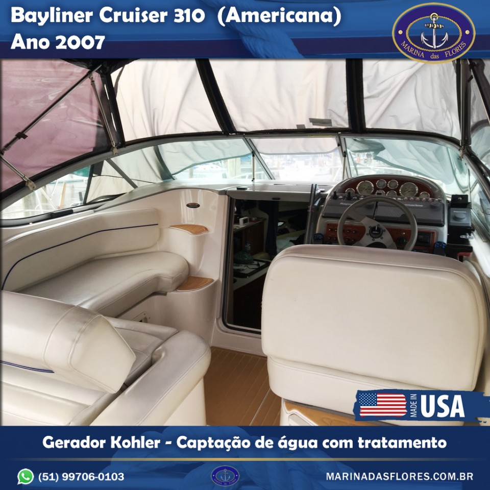 Lancha Bayliner Cruiser 310 (Americana) - Ano 2007